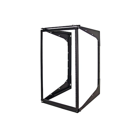 Chatsworth Products Cpi EZ SWING WALL MOUNT RACK, 11U, 24.5"HX20.3"WX18"D, STEEL, BLACK 13602-718